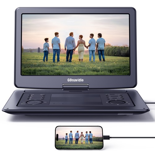 Portable dvd player - 19", with